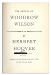 Herbert Hoover Signed ''The Ordeal of Woodrow Wilson''