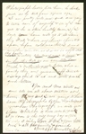 Civil War Letter by an Employee at Ft. Leavenworth -- ''...I was home...Had an excellent visit took Mary a circular costing $25. Got her bonnet fixed for her. Got her a black lace veil...''