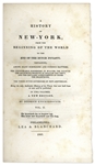 ''A History of New-York, From the Beginning of the World to the End of the Dutch Dynasty'' -- 1842 in 2 Volumes by Diedrich Knickerbocker