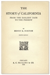1925 Edition of ''The Story of California''