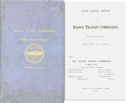 Fifth Annual Boston Transit Report -- 1899