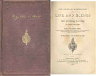 1876 Edition of Ten Years in Washington