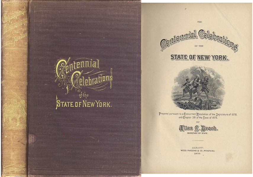 ''Centennial Celebrations of the State of New York'' -- 1879