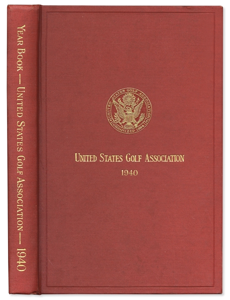 ''United States Golf Association Yearbook'' From 1940 -- Illustrated