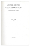 ''United States Golf Association Yearbook'' From 1940 -- Illustrated