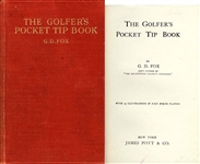 The Golfers Pocket Tip Book by G.D. Fox -- 1912