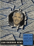 Detroit Lions vs. Boston Yanks Program -- 9 October 1948, Briggs Stadium