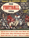 1956 Pro Football Magazine -- 96pp. With Articles on Giants, Colts, Rams, Eagles, Steelers & More -- Very Good Condition