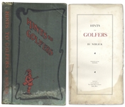 Hints to Golfers by Niblick -- Numbered 355 of 1,000