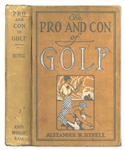 ''Pro and Con of Golf'' by Alexander Revell -- 1915 First Edition