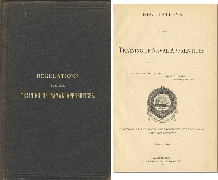 ''Regulations for the Training of Naval Apprentices'' -- 1888
