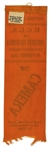 UCLA vs. USC Game Ribbon -- 24 November 1938, Los Angeles Coliseum -- Measures 2'' x 6.25'' -- Very Good