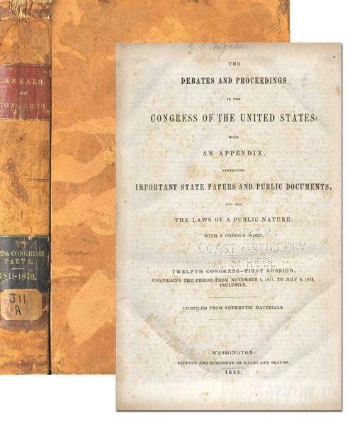 1811-1812 Volume of Annals of the 12th Congress