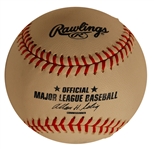 Willie Mays Signed OML Baseball -- With Mays' ''Say Hey'' Hologram
