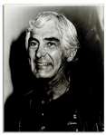 Unpublished Photo of John DeLorean in 1985 as a Free Man -- 7'' x 9'' Glossy -- With Backmark by Photographer Steve Granitz -- Very Good
