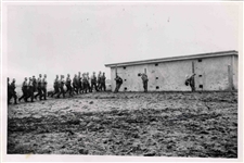 Four WWII Photographs Showing the Execution of German Spies