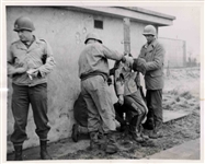 Four WWII Photographs Showing the Execution of German Spies