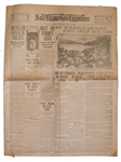 Newspaper Covering Fallout of the 1906 San Francisco Earthquake -- Reports on Floods, Faultlines and Rebuilding Efforts
