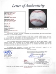 Hall of Famer Willie Mays Single Signed Baseball -- JSA COA