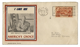 Lot of President Eisenhower Campaign Memorabilia From 1952-1954 -- Includes Centennial Celebration of Republication Party, ''From Abe to Ike!''