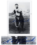 Hall of Famer Edd Roush Signed Photo -- With JSA COA