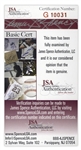 Hall of Famer Edd Roush Signed Photo -- With JSA COA