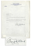 General Mark W. Clark Letter Signed -- ...Its always good to hear from the men who served their country so successfully in combat... -- JSA COA