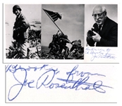 WWII Photographer Joe Rosenthal Signed Photo