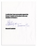 Maxwell Caulfield Revell ''Grease 2'' Model Car Kit Signed -- '57 Chevy Has COA Signed by Caulfield