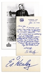 Football Hall of Famer Ed Healey Autograph Letter Signed -- ...I thank God for everything...