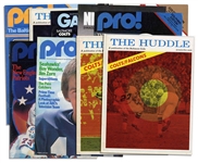 Lot of 10 NFL Programs From 1960s to 1980s -- Most Baltimore Colts Playing Variety of Teams