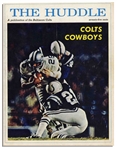 Lot of 10 NFL Programs From 1960s to 1980s -- Most Baltimore Colts Playing Variety of Teams