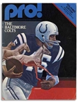 Lot of 10 NFL Programs From 1960s to 1980s -- Most Baltimore Colts Playing Variety of Teams