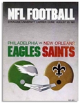 Lot of 10 NFL Programs From 1960s to 1980s -- Most Baltimore Colts Playing Variety of Teams