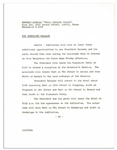 Press Kit From the JFK Texas Welcome Dinner the Night of His Assassination