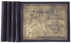 United States Pictorial History of WWI in Four Volumes -- ''U.S. Official Pictures of the World War Showing America's Participation''