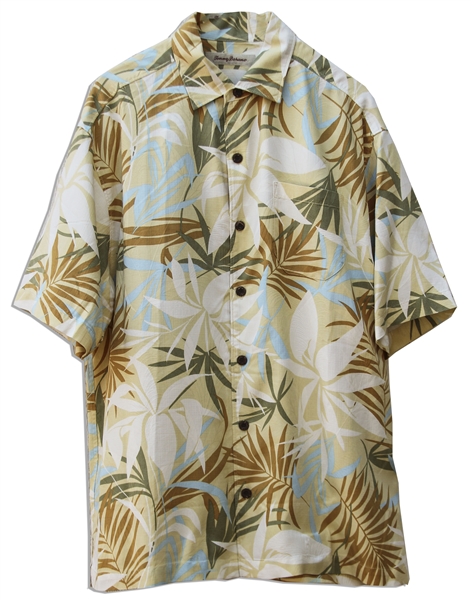 Dennis Quaid Screen-Worn Hawaiian Shirt for the 2012 Film ''What to Expect When You're Expecting''