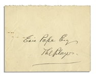 Charles D. Coburn Autograph Letter Signed
