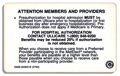 Milton Berle's Health Insurance Card From His Television Union
