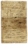 Letter Regarding the Second Cholera Pandemic -- ''...there was the last account 33 death by cholera in Princeton...'' -- 1834