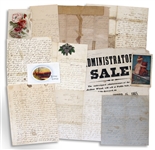 Lot of 4 Civil War Letters From Soldiers in the 80th Illinois & Mississippi Marine Brigade -- ...We were after some Rebs...We followed them and took a few prisoners... -- Plus 30+ Documents