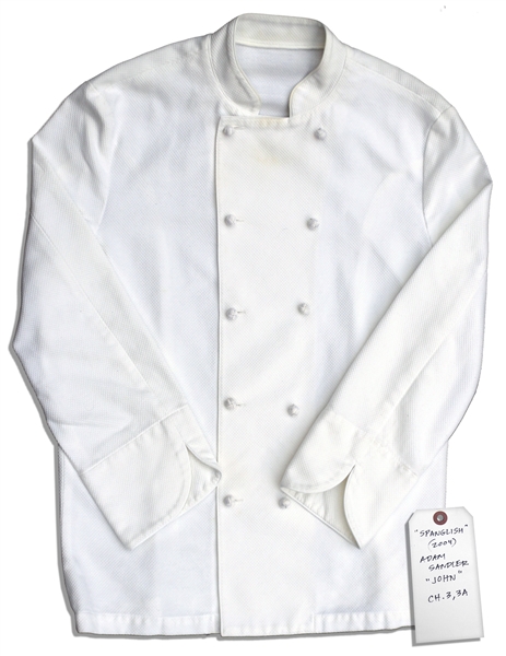 The Consummate Comedian Adam Sandler's Chef Coat From ''Spanglish''