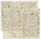 3rd Massachusetts Letter -- ...it was as hot as 2 hells here...I think they are trying to kill our regiment...our party got licked...it will always be so as long as they have such damn fools...