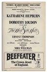 Katharine Hepburn Signed Playbill From Her Tony-Nominated Role in Broadway Show ''West Side Waltz''