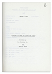 Comedic Genius Lucille Ball's First and Final Draft Scripts From A 1971 Episode of ''Here's Lucy'' Guest Starring Dinah Shore - Including Lucy's Handwritten Script Notes