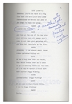 Comedic Genius Lucille Ball's First and Final Draft Scripts From A 1971 Episode of ''Here's Lucy'' Guest Starring Dinah Shore - Including Lucy's Handwritten Script Notes