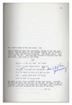 Comedic Genius Lucille Ball's First and Final Draft Scripts From A 1971 Episode of ''Here's Lucy'' Guest Starring Dinah Shore - Including Lucy's Handwritten Script Notes