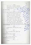 Comedic Genius Lucille Ball's First and Final Draft Scripts From A 1971 Episode of ''Here's Lucy'' Guest Starring Dinah Shore - Including Lucy's Handwritten Script Notes