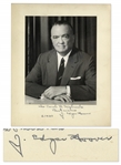 J. Edgar Hoover Signed Photograph