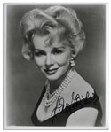 Set of Four Eva Gabor Signed Photos